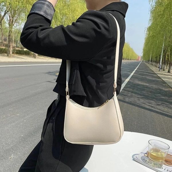 New Women’s Fashion Handbags Retro Solid Color