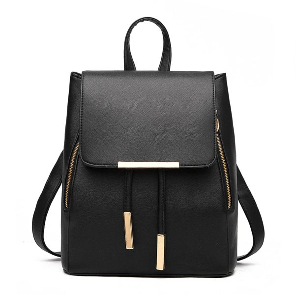 Women Backpack PU Female Backpacks Leather School Bags